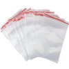 Bolsa de plástico transparente con cremallera